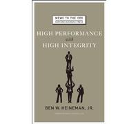 High Performance with High Integrity (Memo to the CEO)