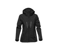 Stormtech Women's Patrol Technical Softshell Jacket Black/Carbon M