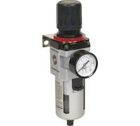 High-Performance Workshop Air Filter And Regulator With Pressure Gauge And Wall Bracket