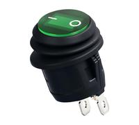 High Performances 2 Pin Round Rockers Switches 2 Position For Industrial Control Panel And Marine Devices Safe Use In Wet Conditions Switches