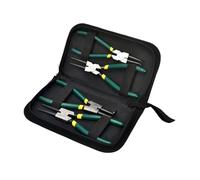 High Performances 7 Inch Internal External Circlip Pliers Heat Treated Carbon Steel Jaw with Comfortable Grip Handle Professional Automotive Repair Pliers