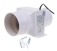 High Performances 75mm Inline Duct Fan 12V 10W Low Noise Vent Fan ABS For Small Spaces Requiring Strong Airflows Powerful Air Flows