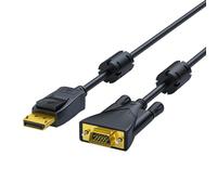 High Performances DisplayPort To VGA Converter Cord Cable For Easy Connection Between New Devices And Older Displays Digital Video Conversion Wire