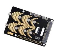 High Performances Double HAT For 5 Highly-Speed Reading/Writing HAT+Standard Base On 16PIN PCIe Interfaces