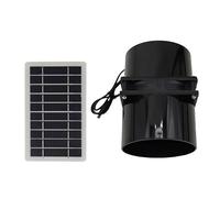 High Performances Solar Exhaust Fan Solar Panel for Improved Airflows in Attics Kitchens and Bathrooms Sturdy Design Efficient