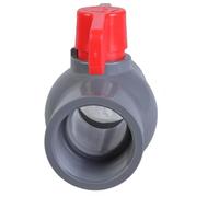 High Performances Sturdy PVC Manual Round Valves Right Turn 47mm for Safe Fluid Handling in Various Environment Supply Valves