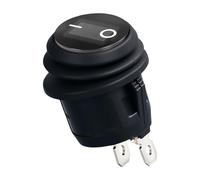High Performances Waterproof 2 Pin Round Rockers Switches 2 Position For Industrial Control Panel And Marine Devices Round Boats Switches
