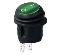 High Performances Waterproof 2 Pin Round Rockers Switches 2 Position For Industrial Control Panel And Marine Devices Home Appliance Switches