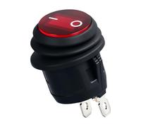 High Performances Waterproof 2 Pin Round Rockers Switches 2 Position For Industrial Control Panel And Marine Devices Round Boats Switches