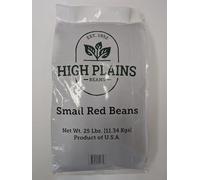 High Plains Small Red Beans | 25 Pound Bag | Farm-Fresh Small Reds | Non-GMO Verified | High Protein & Fiber Source | Dry Beans | Directly Sourced from Local Farmers