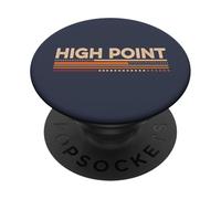 High Point North Carolina Vintage 1970's Style PopSockets Adhesive PopGrip