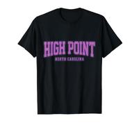 High Point North Carolina Vintage Pride Value Graphic T-Shirt, Men, Black, M