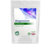 High Potency 740mg Magnesium Citrate - 180 Capsules (V) Nerves, Bones