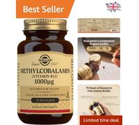 High-Potency B12 Nuggets, 1000 µg Methylcobalamin, 30 Easy-to-Take Tablets
