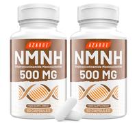 High-Potency NAD Supplement Alternative, 500mg Per Serving, Advanced NAD+ Booster, 60 Capsules per Bottle (60 Count (Pack of 2))