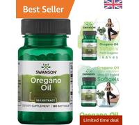 High-Potency Oregano Oil Capsules (150mg) - Gluten/Soy Free - 120 Softgels