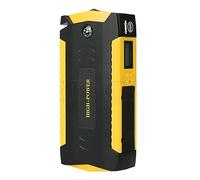 High Power 16000mAh Starting Device 12V Car Jump Starter Bank Petrol Diesel Charger For Battery Booster Powerful Rapid Charging(Yellow 16000mAh)