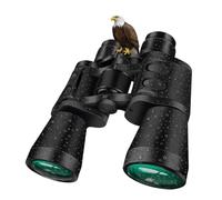 High Power 20x50 Binoculars for Adults with BAK4 Prism - HD Waterproof Portable Telescope with FMC Lens for Bird Watching Football Travel Hiking Hunting Stargazing Concerts (Black)