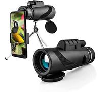 High Power 40x60 HD Monocular telescope, Portable Waterproof Outdoor BAK4 Optical Single telescope Monocular for Bird Watching, Camping, Traveling