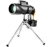High Power 40x60 HD Monocular Telescope with Phone Clip and Tripod - Portable Binoculars for Outdoor Adventures