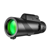 High Power 80X100 Telescope Magnifier Bird Watching Binoculars Zoom Remote Bak4 Prism Outdoor Camping Black with Tripod