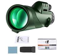 High-Power 80X100 Telescope Magnifying Glass Bird-Watching Binocular Remote Zoom Bak4 Prism Outdoor Camping Green