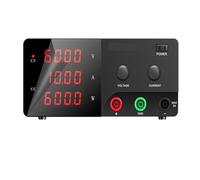 High Power 900W Variable DC Power Supply 30V 30A Adjustable Laboratory Switch Digital Bench Power Supply 60V 10A 15V 30A/ 60A High Precision(600W-60V10A Black)