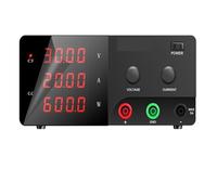 High Power 900W Variable DC Power Supply 30V 30A Adjustable Laboratory Switch Digital Bench Power Supply 60V 10A 15V 30A/ 60A Precise Display(600W-30V20A Black)