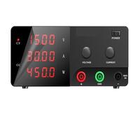 High Power 900W Variable DC Power Supply 30V 30A Adjustable Laboratory Switch Digital Bench Power Supply 60V 10A 15V 30A/ 60A High Precision(450W-15V30A Black)