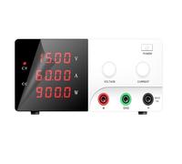 High Power 900W Variable DC Power Supply 30V 30A Adjustable Laboratory Switch Digital Bench Power Supply 60V 10A 15V 30A/ 60A High Precision(900W-15V60A White)