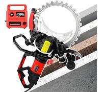 High-Power 9500W Electric Concrete Cutter Saw, 3300RPM Handheld Ring Saw for Wall Cutting, 11.4" Depth, Wet Cutting Machine for Brick Slotting and Concrete