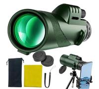 High Power Adult Monocular - Portable Portable Telescope | Compact and Lightweight 80X Magnification for Birdwatching, Star Watching and Outdoor Astronomy