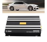 High Power amplifier car audio with Large Output, 12V Voltage car amplifier for Stereo Speaker, Auto Sound Power Amp Upgrade for Truck Audio Enthusiasts
