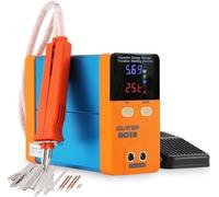 High Power Battery Spot Welder, 11.6KW Automatic Pulse Induction Welding Machine for Nickel Strips, Dual Mode with Foot Pedal, Portable for DIY Battery Pack Assembly
