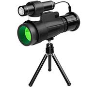 High Power Binoculars, Binoculars Entry-Level Telescope Black Monocular Telescopes Infrared Scope 12-Port Dual Sized Scope monocular for indoor/outdoor