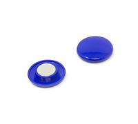 High Power Blue Planning Office Magnet for Fridge, Whiteboard, Noticeboard, Filing Cabinet - 40mm dia x 9.5mm high - Pack of 120