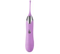 High Power Cordless Mini 10 Strong Speeds Quiet Powerful Handheld Electric Bullet Tool Personal Body Relaxation Gift for Woman Foot Massage Relax,Silicone Massage Ball Female Toys NHVT6GF (Purple)