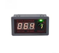 High Power Dc Motor Controller 9v-60v 12a 500w For Pwm Regulator Featuring Digital Encoder Knob For Fan Cooling Systems And Industrial Motors Red
