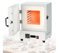 High-Power Electric Kiln Furnace, 2000W Laboratory Muffle Furnace with Digital Temp Controller, 0-1150℃, 16x16x13.8cm Inner Cavity for Jewelry Casting & Metal Melting