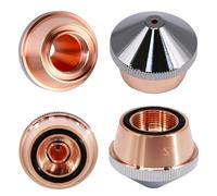 High Power Fiber Laser Nozzle Copper M14 28mm Diameter 22mm Height Single Double Layer 0.8-5.0mm Metal Cutting Single 1.0mm