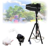 High-Power Foam Cannon, 1000W Foam Output 20m³/min, 6-10m Range, Bubble Gun for Summer Pool and Kids' Parties, Stage Effects, Plug-in Type
