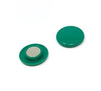 High Power Green Planning Office Magnet for Fridge, Whiteboard, Noticeboard, Filing Cabinet - 40mm dia x 11mm high - Pack of 120