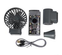 High Power Handheld Duct Turbine with Brushless Motor and Bright LED Light for Dust Removal