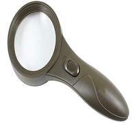 High Power Handheld Magnifying Glass with Led Light Illuminated Magnifier Glasses for Reading Soldering Inspection Coins Jewelry Perfect for Macular Degeneration