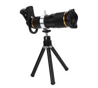 High Power HD Phone Telephoto Lens with Tripod, Universal Clip On 4K 20X Long Focus Zoom Telephoto Lens with Clip for IOS for Android Smartphones Photography and Video