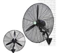High Power High-Velocity Industrial Wall Mounted Fan with 120° Oscillation and Aluminum Leaf - Commercial 3-speed Fan for Low Noise and Adjustable Tilt (Size : 78cm/30in)
