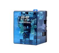 High Power Intermediate Relay AC 220V DC 12V24V with Base 380V Electromagnetic JQX-62F-2Z 1Pcs(80A AC220V)