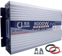 High Power Inverter 6000W 8000W 10000W 12000W DC to AC Converter for Auto Trucks, 12V 24V 48V 60V 72V with Display for Home Use