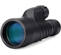 High Power Monocular telescope, 10X50 Monocular with SmartPhone Waterproof and Clear Prism Dual Focus, Travelling Wildlife