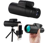 High Power Monocular telescope, 12x50 High Definition FMC lens BAK4 Prism, SmartPhone Phone Holder Tripod IPX7 Waterproof for Bird Watching Camping Travelling